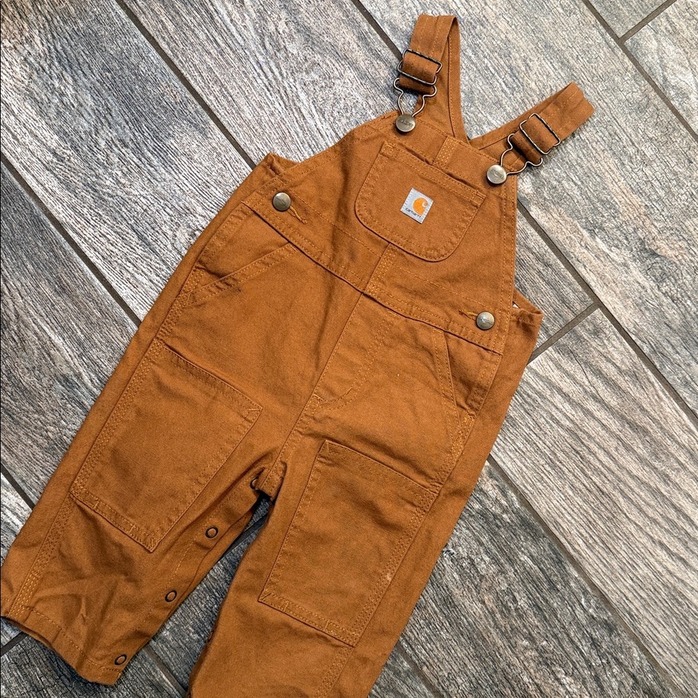 Carhartt Kids Canvas Bib 9M
